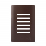 Placa p/ 6 Interruptores (especial) 4x2 - Novara Marrom Fosco